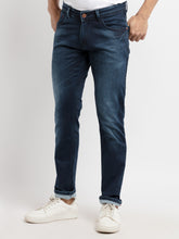 Status Quo Mens Slim Fit Washed Denim